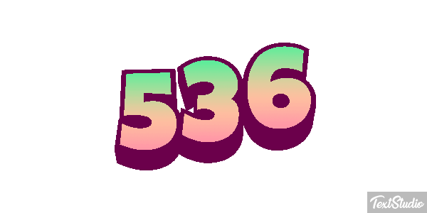 536 Metin efekti