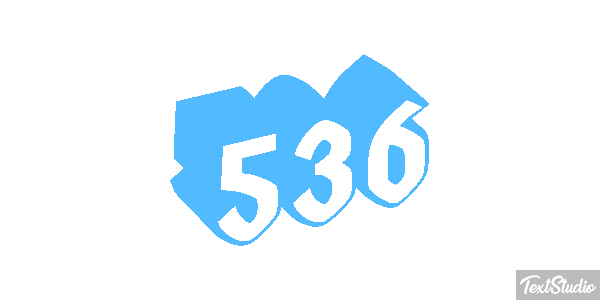 536 Metin efekti