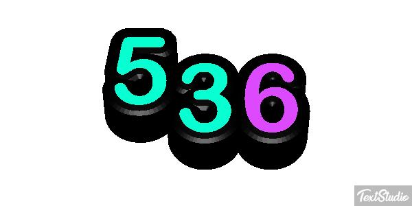 536 Metin efekti