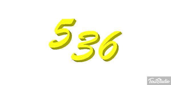 536 Metin efekti