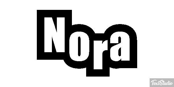 Nora Tekst effect