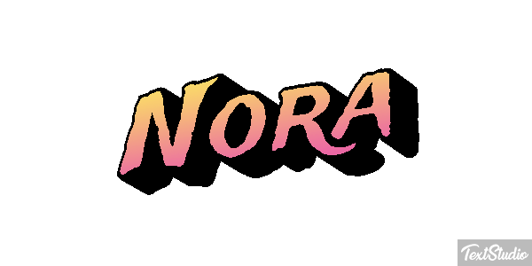 Nora Tekst effect