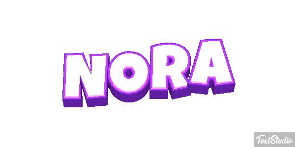 Nora Tekst effect