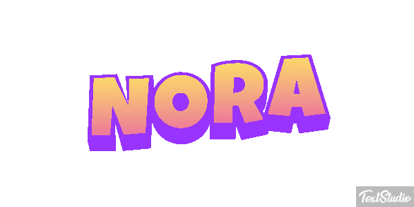 Nora Tekst effect