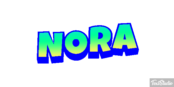 Nora Tekst effect