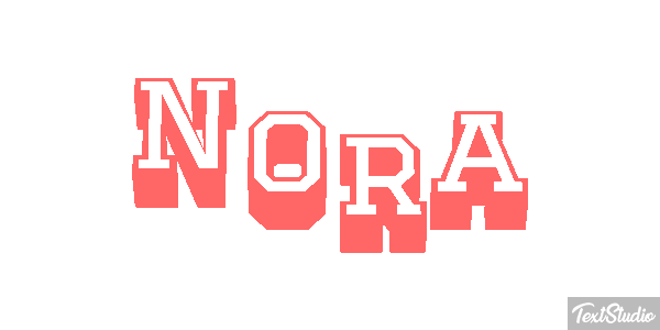 Nora Tekst effect