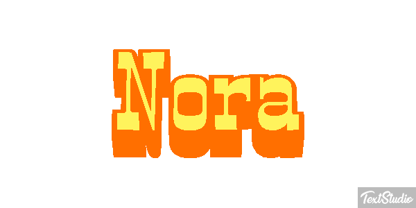 Nora Tekst effect