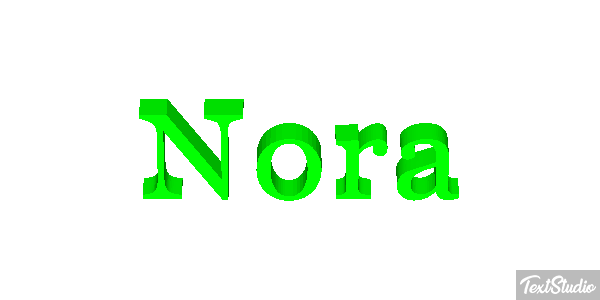 Nora Tekst effect