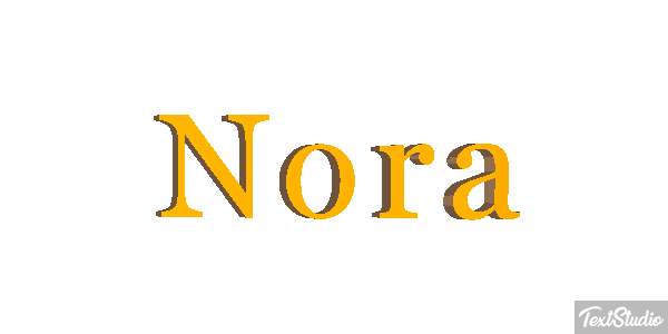 Nora Tekst effect