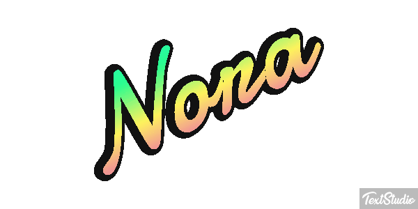 Nora Tekst effect