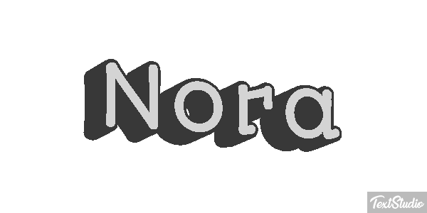 Nora Tekst effect