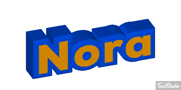 Nora Tekst effect