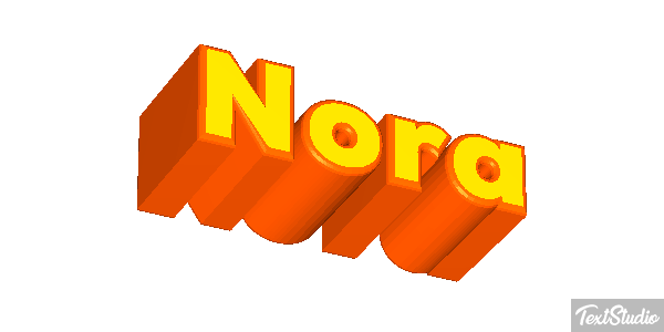 Nora Tekst effect