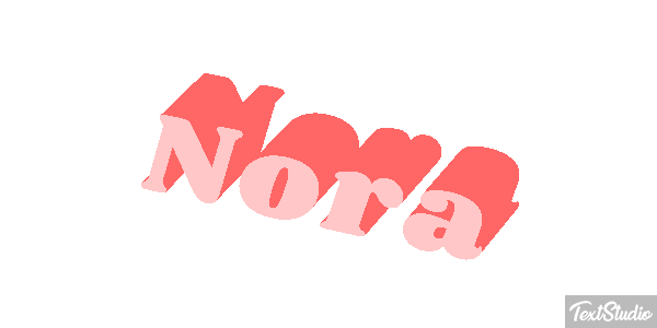 Nora Tekst effect