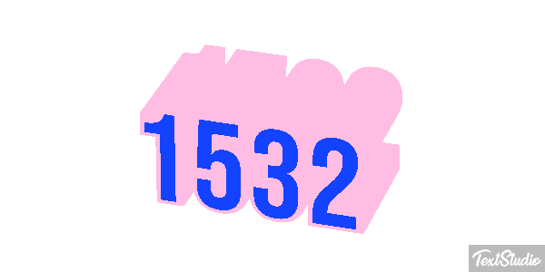 1532 Text effect