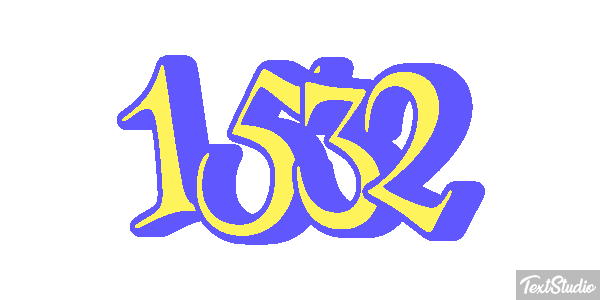 1532 Text effect