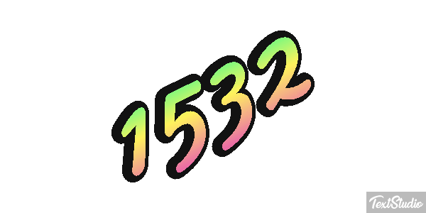 1532 Text effect