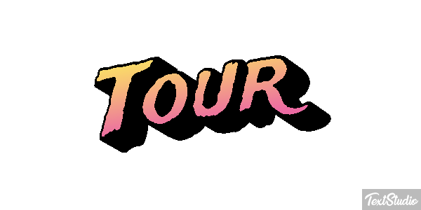 Tour Tekst effect