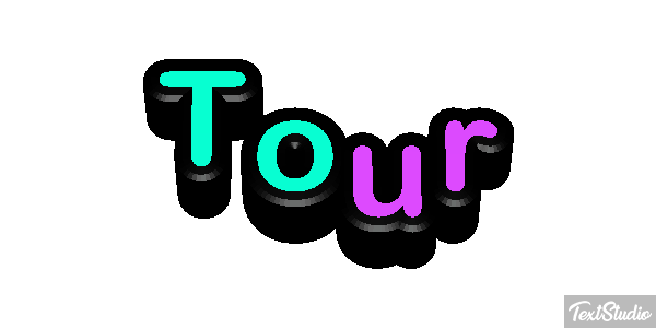 Tour Tekst effect