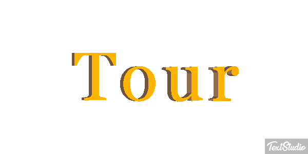 Tour Tekst effect