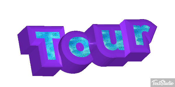 Tour Tekst effect