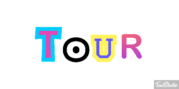 Tour Tekst effect
