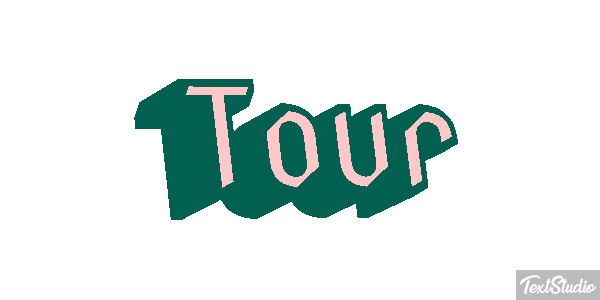 Tour Tekst effect