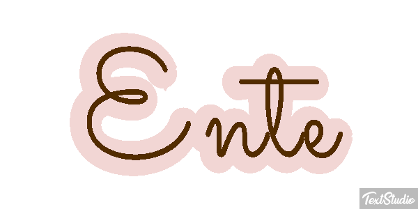 Ente Текстовый эффект