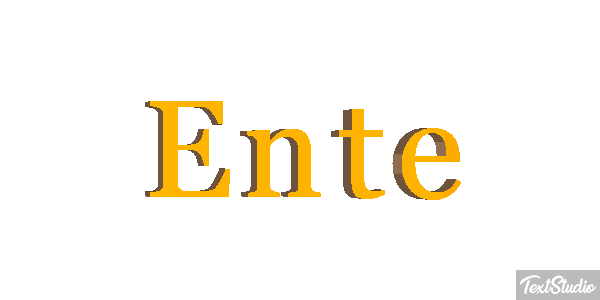 Ente Текстовый эффект