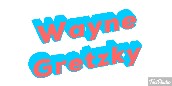 Wayne Gretzky Text effect