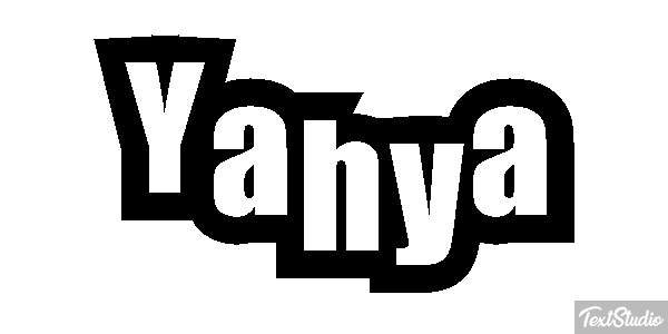 Yahya Текстовый эффект