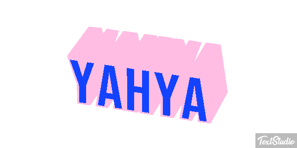 Yahya Текстовый эффект