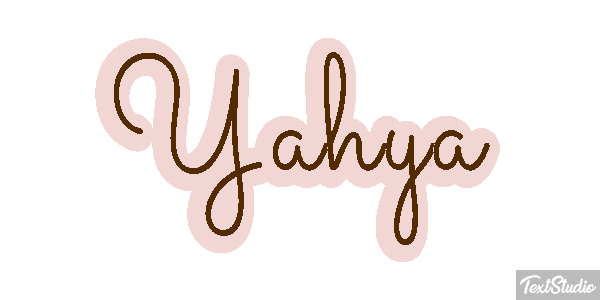 Yahya Текстовый эффект