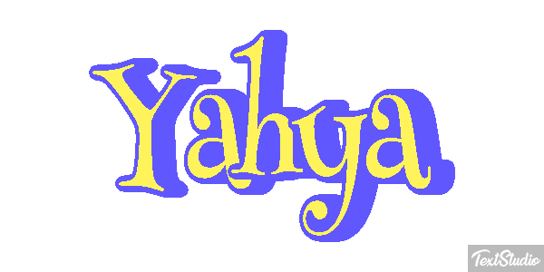 Yahya Текстовый эффект