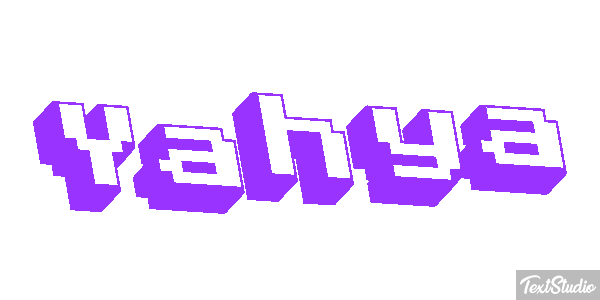 Yahya Текстовый эффект