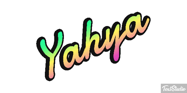 Yahya Текстовый эффект