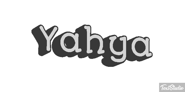 Yahya Текстовый эффект