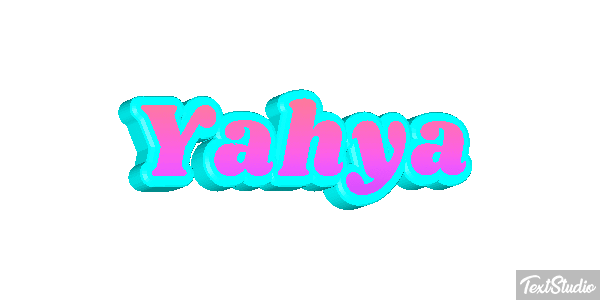 Yahya Текстовый эффект