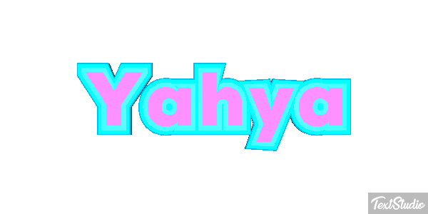 Yahya Текстовый эффект