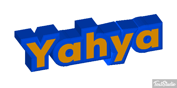 Yahya Текстовый эффект