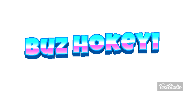 Buz Hokeyi Metin efekti