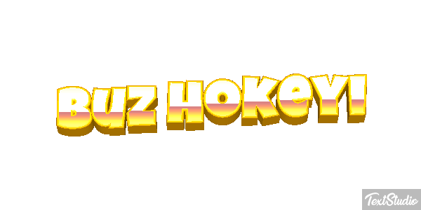 Buz Hokeyi Metin efekti