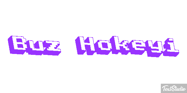 Buz Hokeyi Metin efekti