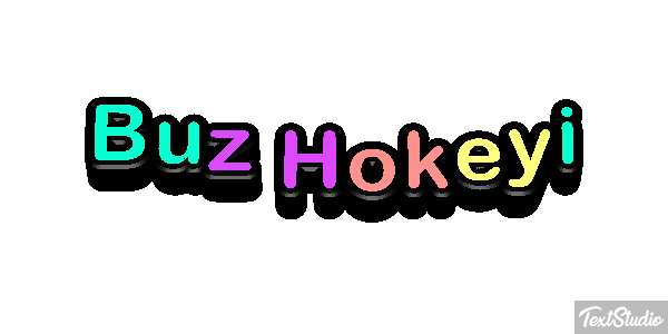 Buz Hokeyi Metin efekti