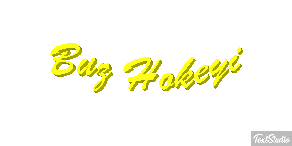 Buz Hokeyi Metin efekti