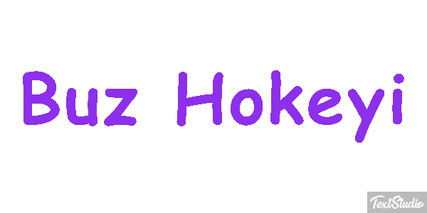Buz Hokeyi Metin efekti