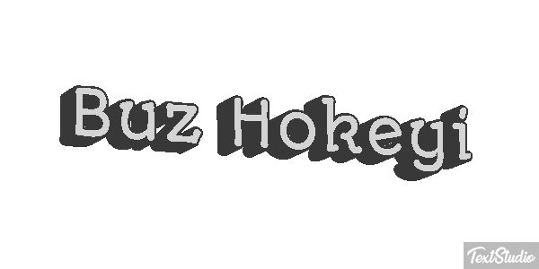 Buz Hokeyi Metin efekti