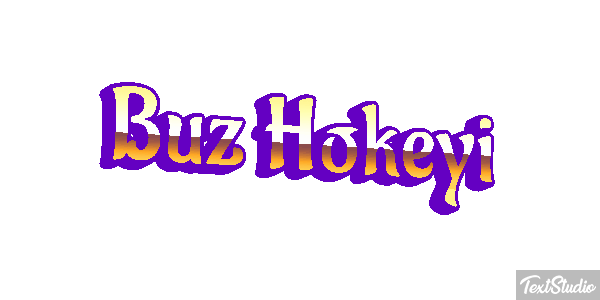 Buz Hokeyi Metin efekti
