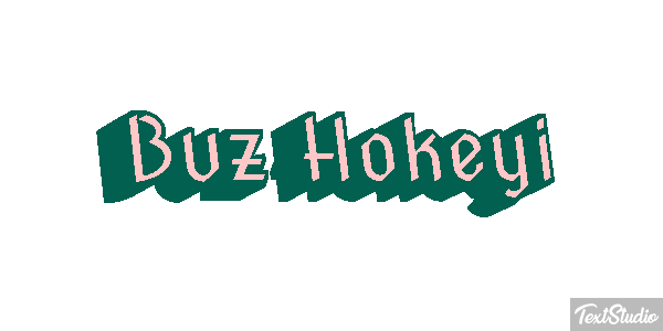 Buz Hokeyi Metin efekti