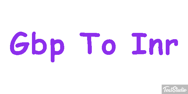 Gbp To Inr Efekt tekstowy